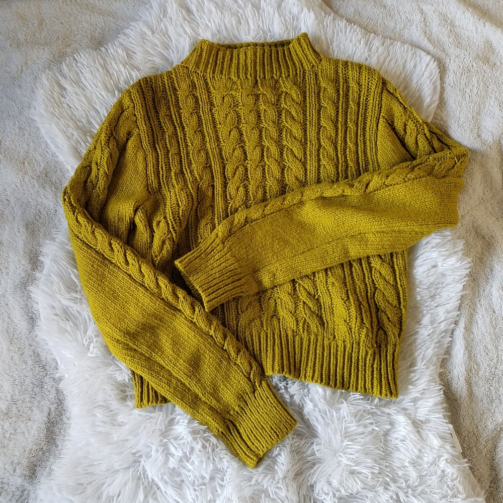 Spring Green Sweater